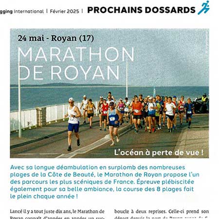 presse 9ème édition 2025 marathon royan côte de beauté